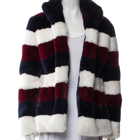 Kule The Spooner Hooded Faux-Fur Jacket - size small $675 - Picture 6 of 7